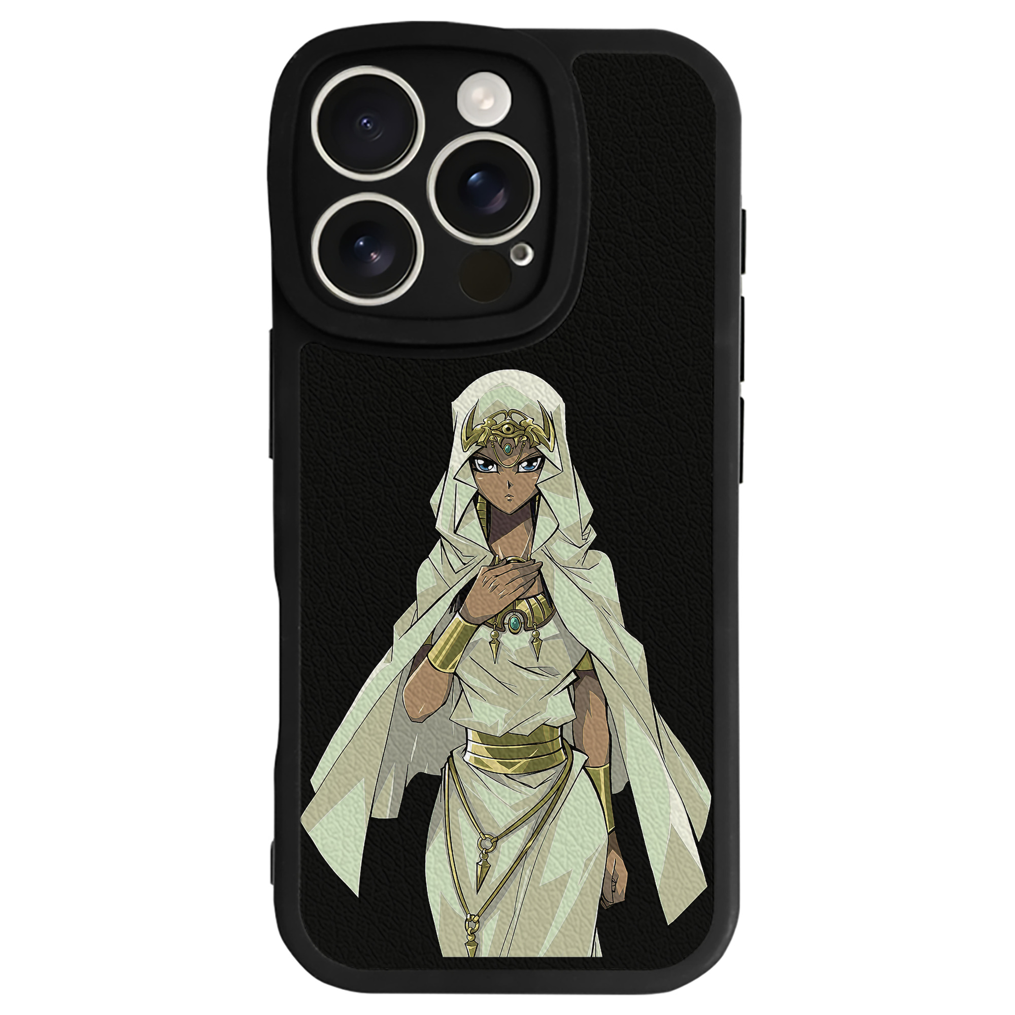 （画像用） 遊☆戯☆王 Yu-Gi-Oh! 【iPhone 16シリーズ対応】シリコンスマホケース（レザー調） 材質：シリコン